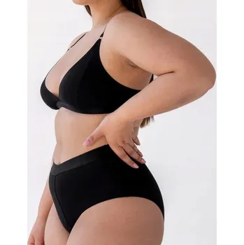 Podprsenka Černá bavlněná podprsenka Jill XL - 42