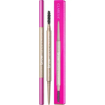 Přípravek na oči Claresa tužka na obočí KREDKA DO BRWI kartáček 01