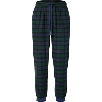 Pánské kalhoty 706732 - Tchibo - Pohodlné flanelové kalhoty - pro muže - vel. XXL 60/62 - barva: modrá/kostkovaný