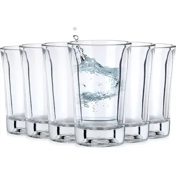 Sklenice Skleněné panákové skleničky 40 ml, sada 6 ks