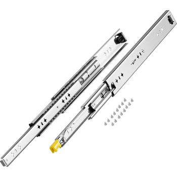 Vevor Zásuvkové lišty 1 pár plné vysunutí, uzamykatelné, 250 lbs, 16–60 in