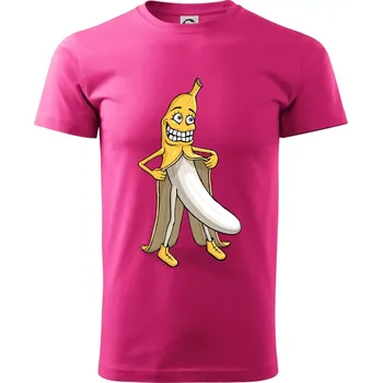 Pánské tričko Úchylný banán (Hana-creative) - Klasické pánské triko vyšší gramáže - XS ( Purpurová )
