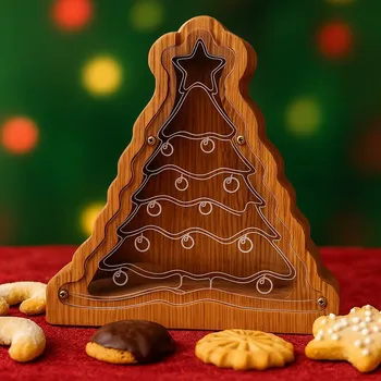 Vánoční dekorace Dřevěná pokladnička