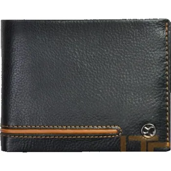 Peněženka 753.115.026 pánská kožená peněženka Segali - Černá-Červená