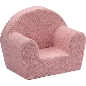 dětské křeslo Dětské křesílko MINI bouclé - růžové