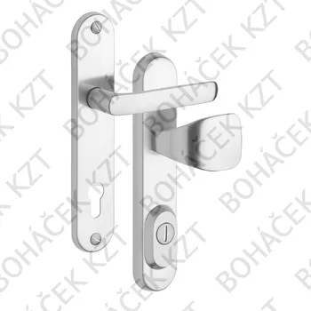 Dveřní kování R1/O BARYT Nerez mat – Rozteč: 90