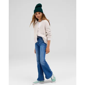 GAP Dívčí Dětské džíny High Rise '70s Flare Gap Modrá 122 (2271914)