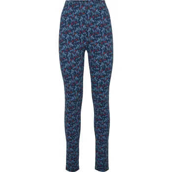 718314 - Tchibo - Hebké legíny - pro ženy - vel. S 36/38 - barva: modrá/s potiskem