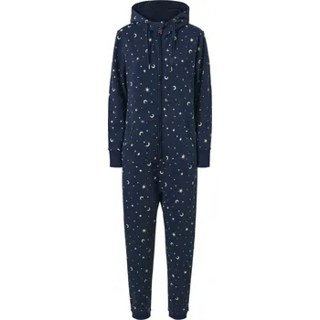 Dámský overall 687095 - Tchibo - Domácí overal - pro ženy - vel. XL - barva: modrá