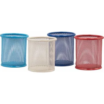 Stojánek na tužky drátěný, mix 4 barev Varianta: Bílý