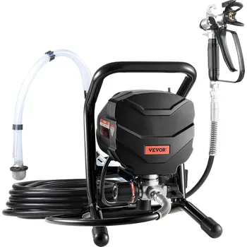Stříkací pistole Vevor Airless stříkací stroj 650W 3000PSI prodlužovací tyč čistící sada