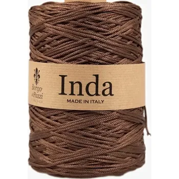 Příze Borgo de Pazzi Inda 27 Hnědá (Špagátová příze Inda 27 Marrone )