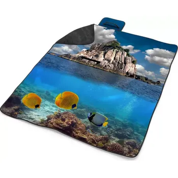 deka Sablio Plážová deka Skála v moři: 200x140 cm