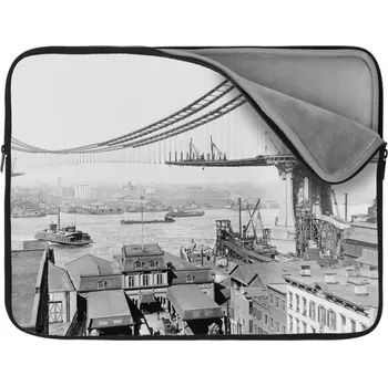 pouzdro na notebook Sablio Obal na notebook Stavba mostu - 17"