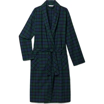 Dámský župan 718694 - Tchibo - Flanelový župan - pro muže - vel. XXL 60/62 - barva: modrá/kostkovaný