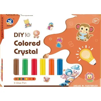 Výtvarná sada KREATIVNÍ ZESTAW ARTYSTYCZNY DIY ŠABLONY LEPIDLO XXL