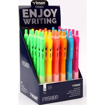 Kuličková tužka Vinson Fashion C4 36ks Oil gel Varianta: modrá