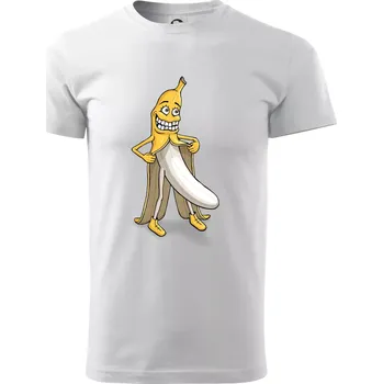 Úchylný banán (Hana-creative) - Triko extra velké (5-8XL) - 6XL ( Bílá )