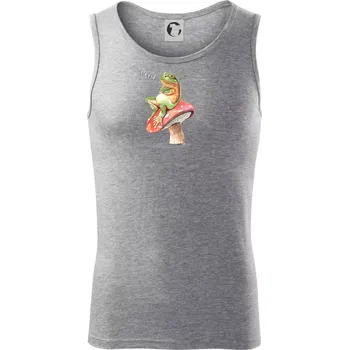 To chce klid žába - Tílko pánské Core - L ( Tmavě šedý melír )