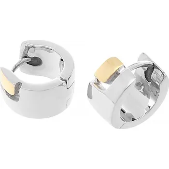 Souprava šperků MPM Dámské ocelové nerezové náušnice 7506 - stříbrné barvy