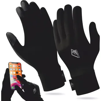Rukavice TERMOAKTIVNÍ ZIMNÍ RUKAVICE NA BĚH S DOTYKOVOU FUNKCÍ PRO TELEFON PÁNSKÉ L/XL