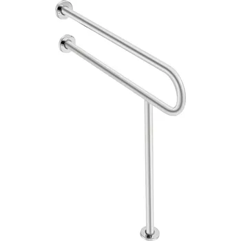 Madlo do koupelny Vevor Madlo na toaletu 31.5 inch u tvar 304 nerez s nohou protiskluz, 300 lbs