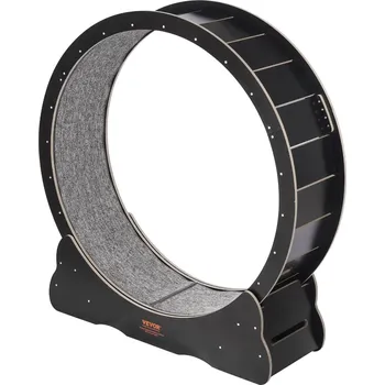 Vevor Běžící kolo pro kočky 43.3" s odnímatelným kobercem a hračkou