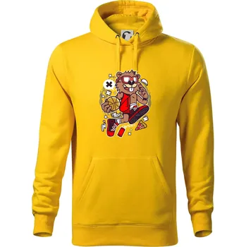 Pánská mikina Sysel basket - Mikina pánská Cape s kapucí - XL ( Žlutá )