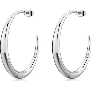 Módní doplněk S'Agapõ Módní ocelové kruhové náušnice Chunky SHK120 + 2 měsíce na vrácení zboží