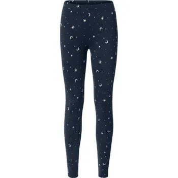 691699 - Tchibo - Hebké legíny - pro ženy - vel. M 40/42 - barva: modrá/s potiskem