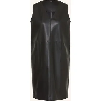 Dámské šaty Opus Dámské Šaty Wancy V Koženém Vzhledu, černá, 34