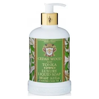 Mýdlo FIORENTINO: Luxusní tekuté mýdlo „Cedrové dřevo a tonka“ 500ml K3091