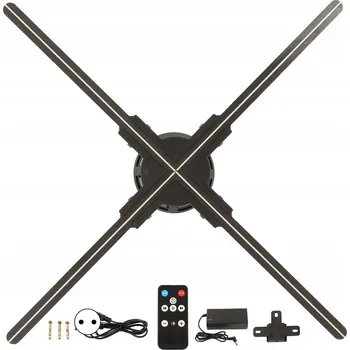 Zabezpečení domácnosti 3D Hologramový Projektor 520x520mm, 624 LED