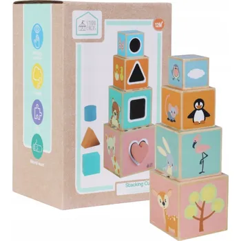 Dřevěná hračka Dřevěná vkládačka kostek