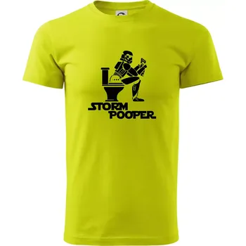 SW - Storm pooper - Klasické pánské triko vyšší gramáže - L ( Limetková )