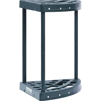 Vevor Stojan na zahradní nářadí, 19 přihrádek, na hrábě a košťata