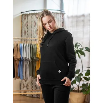 Dámská mikina Dámská mikina Bez potisku - černá Černá XXL (běžné) - XL (výrobce)