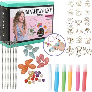 kreativní sada Sada na výrobu šperků ProNice 300 ks.