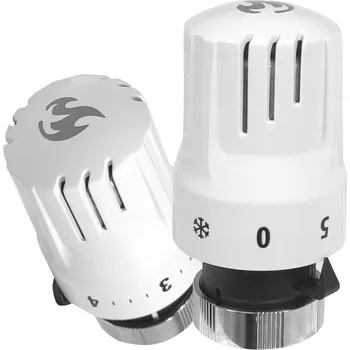 Hlavice pro radiátor Termostatická kartuše Damix závit M30x1,5 bílá mini