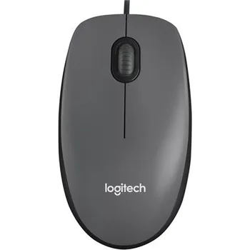 Myš Logitech myš M90, optická, USB, 3 tlačítka, šedá, 1000dpi 910-001793