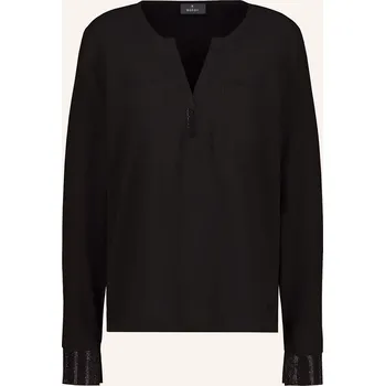 Dámská halenka Monari Dámská Halenka Ze Směsi Materiálů S Ozdobnými Kamínky,...