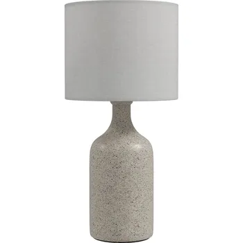 Lampička Stolní lampa s keramickým podstavcem | hnědá + bílá