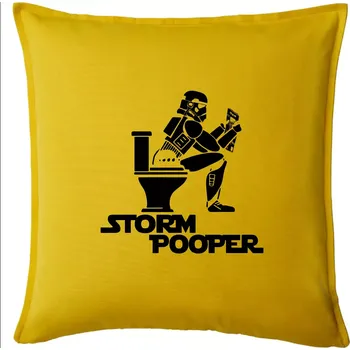 Polštář SW - Storm pooper - Polštář 50x50 - 50x50 - Pouze potah ( Žlutá )