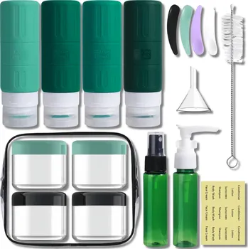 Camerazar Sada velkých opakovaně použitelných cestovních nádob o objemu 100 ml