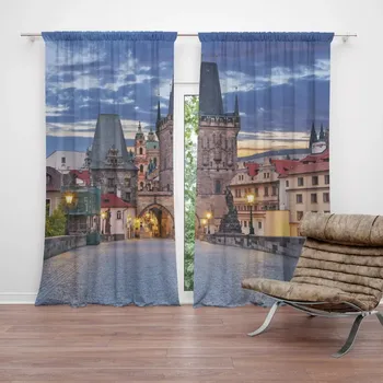 Závěs Sablio Závěs Karlův most: 2ks 140x250cm