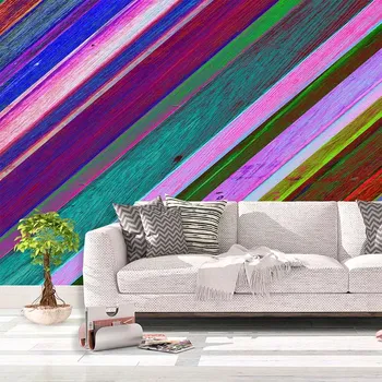 Tapeta Sablio Tapeta Nabarvené dřevo - 125x75 cm