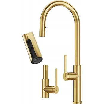 Vodovodní baterie Stojánková kuchyňská baterie Granitan PRATI béžová