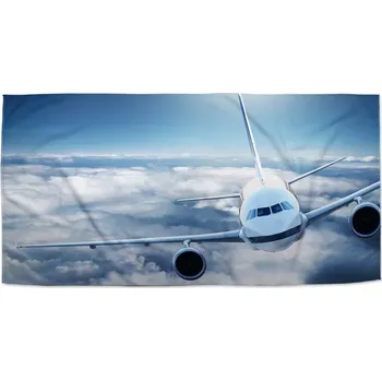 Osuška Sablio Ručník Letadlo v oblacích - 50x100 cm