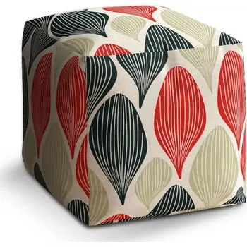 Taburet Sablio Taburet Cube Hravé šedesátky: 40x40x40 cm