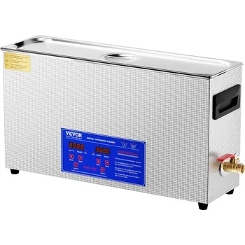 Ultrazvuková čistička Vevor Ultrazvuková čistička zbraní 10l 300 W 40 kHz s časovačem a ohřívačem